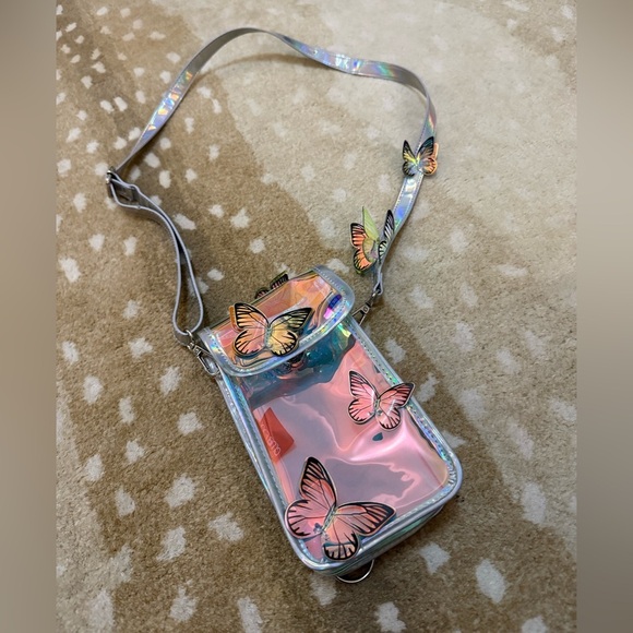 Dolls Kill Clubexx disco butterfly adjustable purse one size fits all - Picture 1 of 10